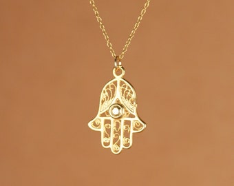 Lotus necklace gold lotus flower yoga necklace by BubuRuby