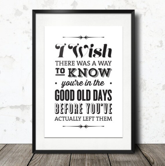 typography print the office quote tv quote andy bernard