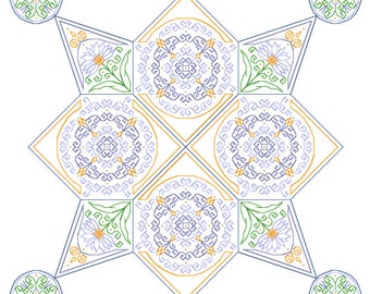 Jester - embroidery pattern