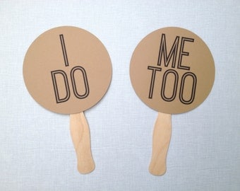 I Do, Me Too Photo Booth Props - Wedding Photo Booth Props - Wedding Reception - Mr. and Mrs.