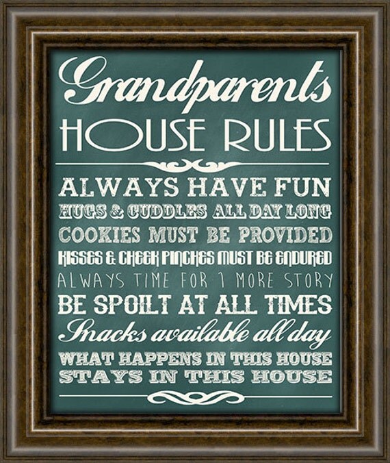 Items similar to Gifts For Grandpa Grandparents Wall Decor