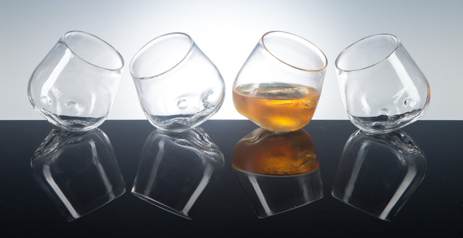 Limestone Glass set of 4