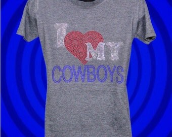 i heart cowboys shirt
