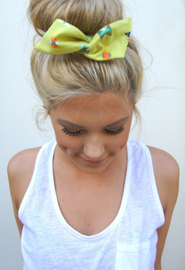 Wire Bun Wrap Top Knot Wire Wrap Mini Dolly Bow