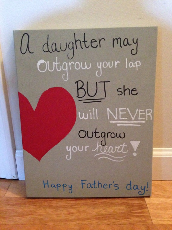 Items similar to Father's Day Canvas! on Etsy