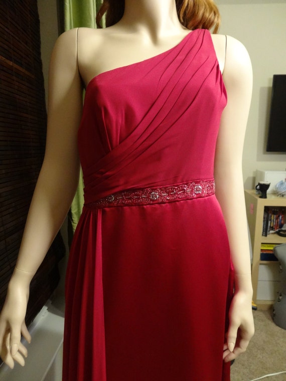 Items similar to Beautiful and simple Red Dress, Prom Dress, Bridesmaid ...