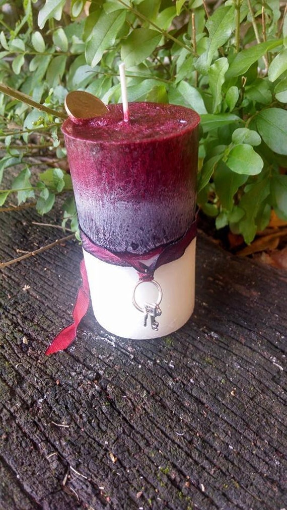 Papa Legba Palm Wax Pillar Candle Invocation by TheIronCauldron