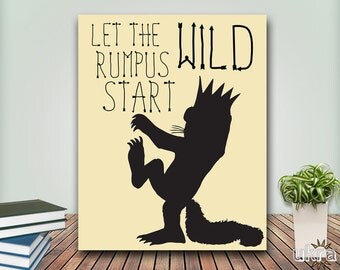 Where the wild things are baby,Nursery Print,Let the wild rumpus start,Instant Download,Monster print,Nursery Decor,Nursery Printable