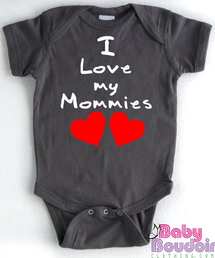 BABY GIFT For Lesbian Moms I Lo