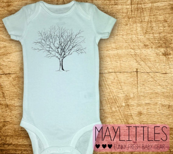 Custom Tree Chic Outdoor Baby Onesie by MayLittles on Etsy