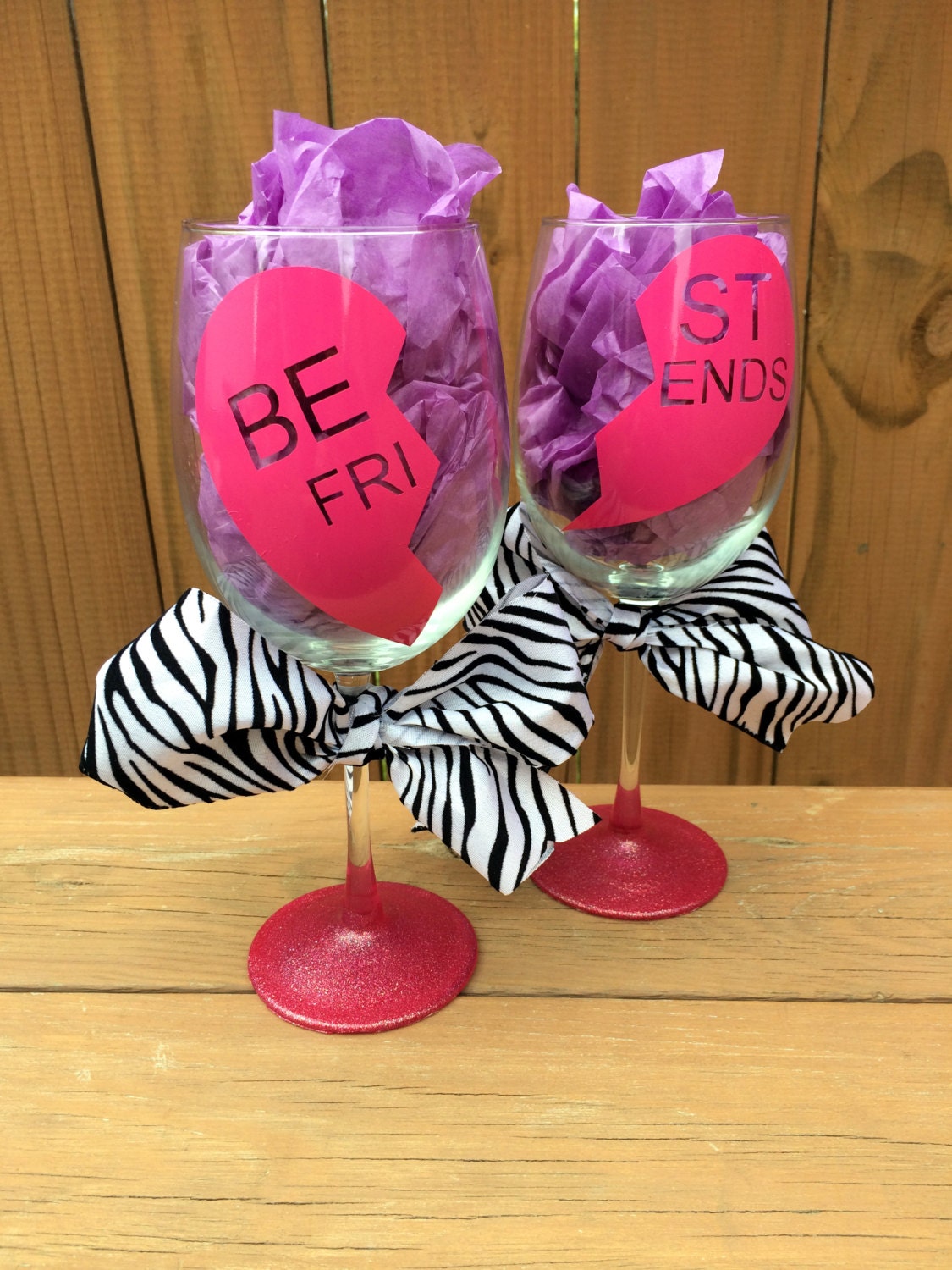 Best Friends Wine Glasses Set Of 2