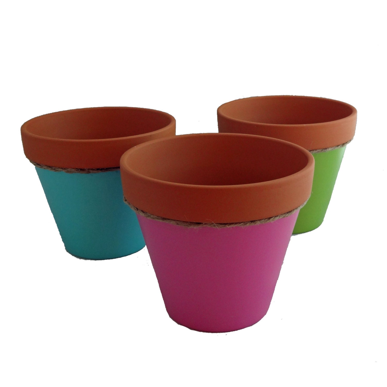 Colorful Indoor Flower  Pot  your choice of 3 colors