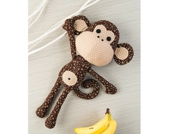 Patrick the Monkey Toy Sewing Pattern 803603