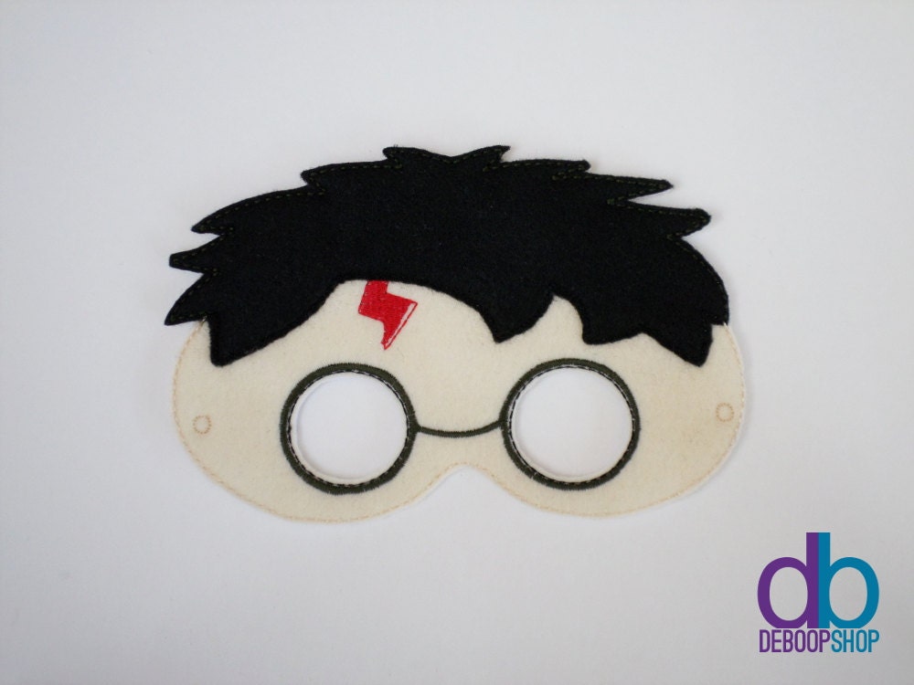 Harry Potter Felt Embroidered Mask