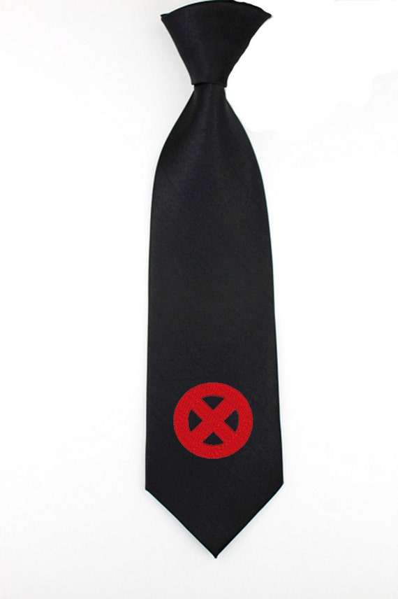 X men superhero necktie mens skinny tie xmen ties wedding