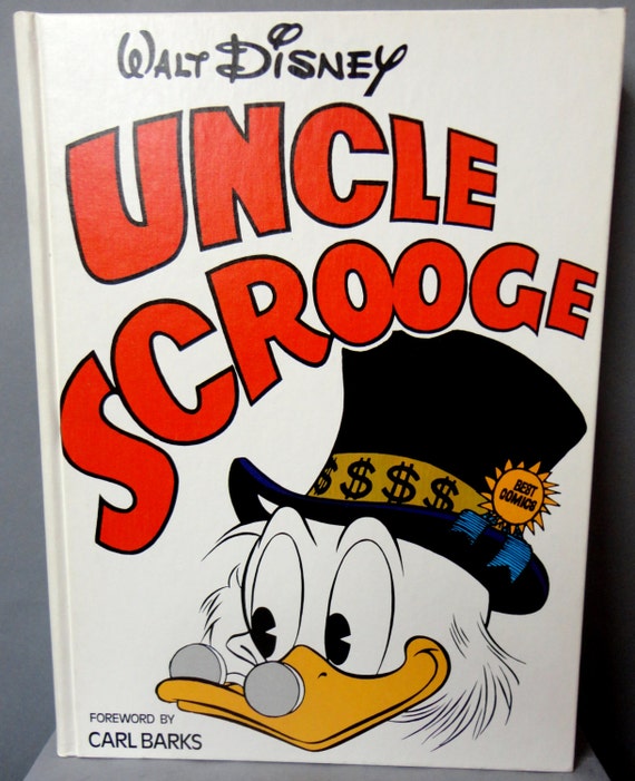 UNCLE SCROOGE Hardcover Book Walt Disney Best Comics Series