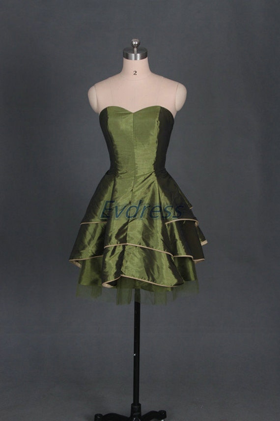 military green bridesmaid dresses