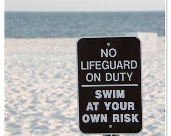 Lifeguard signs | Etsy