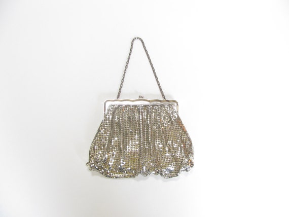 Silver Evening Bag Whiting Davis Silver Mesh Purse Bridal Accessories ...