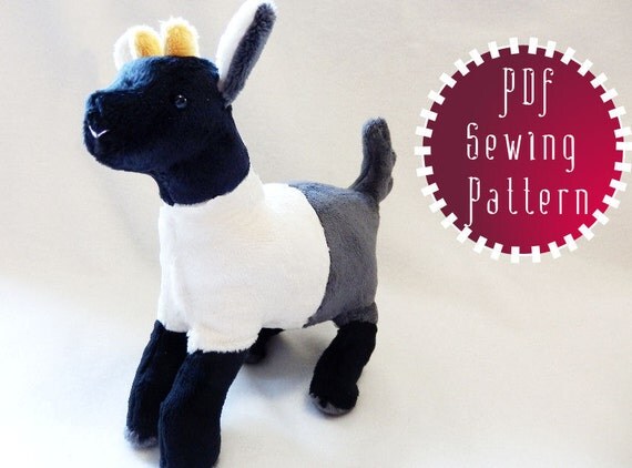 stuffed goat sewing pattern free