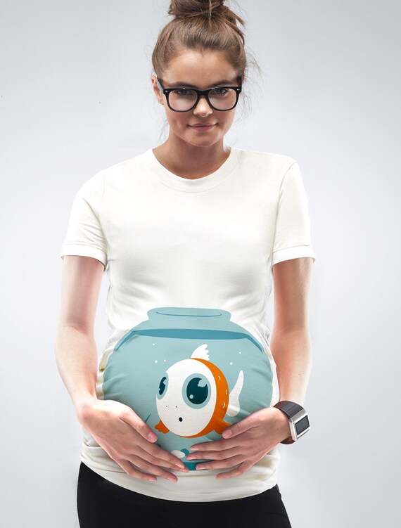 fish bowl maternity shirt