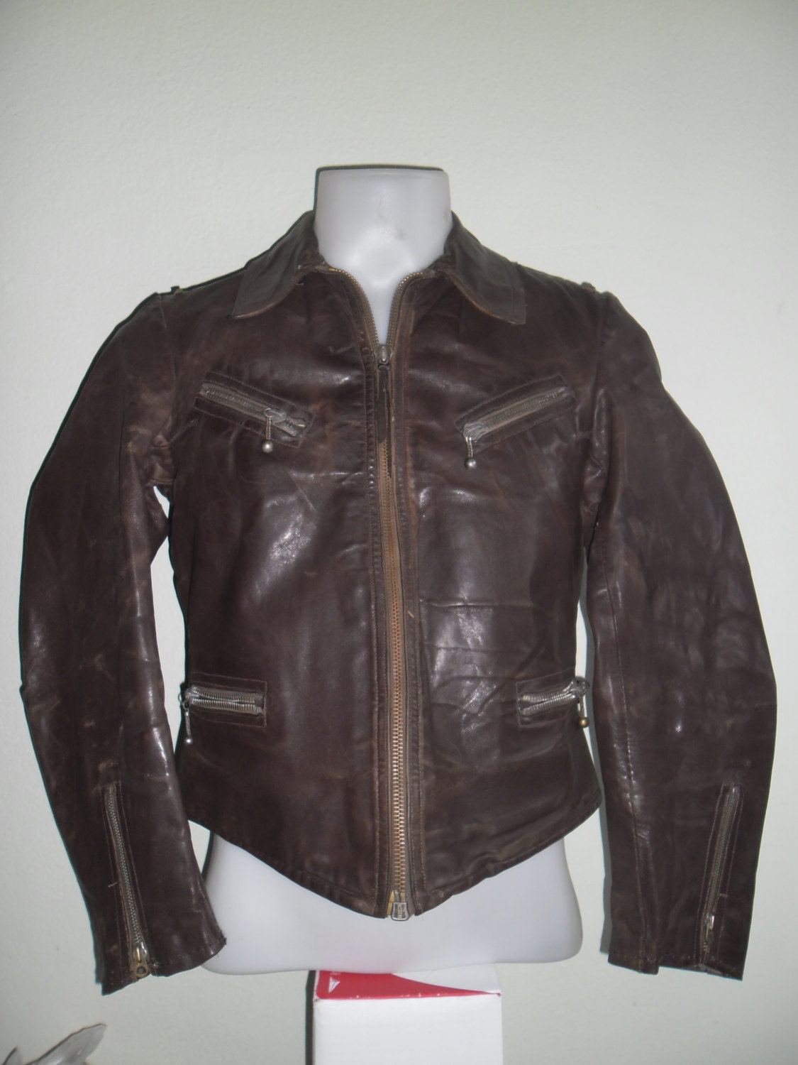 Stunning WW2  Luftwaffe Flight Leather  Jacket  by BoutiqueEtsy