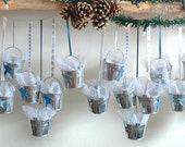 Items similar to Galvanized bucket Advent Calendar FREE SHIPPING in the