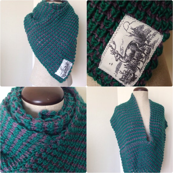 tricoter un foulard avec un metier