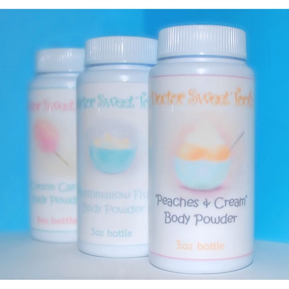 Body Dusting Powder 3oz You Pick Scent by doctorsweettooth on Etsy