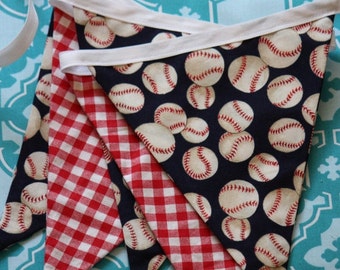 Baseball Themed Bunting. Ready To Ship. Photo Prop, Nursery Decoration, Party Banner Sports Baby Shower Decor. For Boys