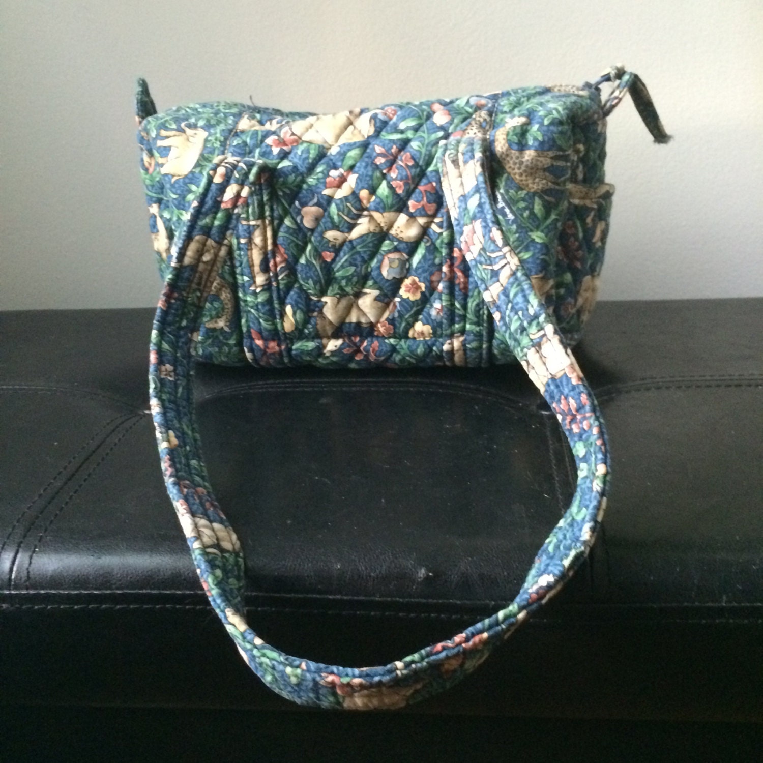 Vera Bradley RARE animal kingdom print purse / satchel / bag