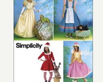 Sewing Pattern Simplicity 0790 Misses' Story Book Costumes Dog Costumes Uncut Complete