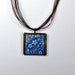 Mothers Day SALE - Jewelry - Forget Me Nots Necklace - Pendant - One of a Kind - Handpainted - Flower Painting - Dana Marie Wearables