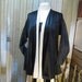 Betsey Johnson Vintage Jacket 80s punk tag new wave Black satin Jacket modern vintage