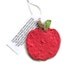 Teacher gift - Plantable paper red apples - Seed paper - Graduation party favor - Teacher appreciation - Orchard wedding favor - Harvest