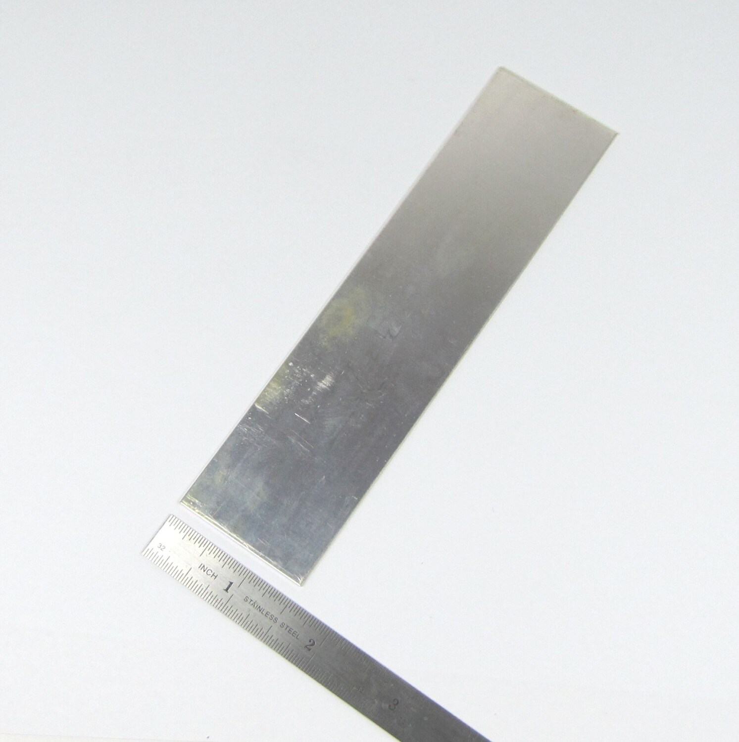 Sterling Silver Sheet, 1.5 x 6 inches, 26 gauge, fabrication Sheet