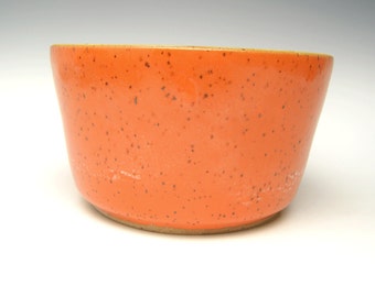 Stoneware succulent planter pot orange cactus planter bonsai planter ceramic planter pottery herb plant pot 6 x 3 1/4 T-2