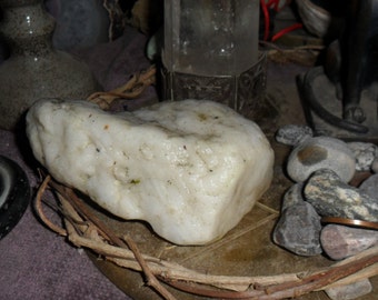 Celtic Druidic Welsh White Altar Quartz