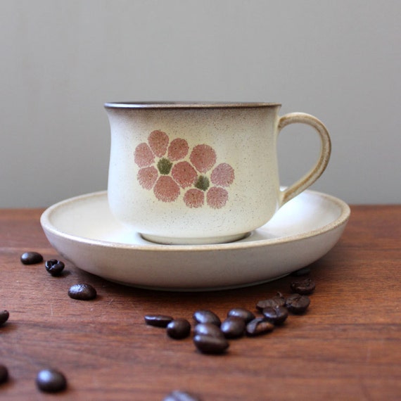 Denby Gypsy English tea set stoneware cup and saucer. by Kultur