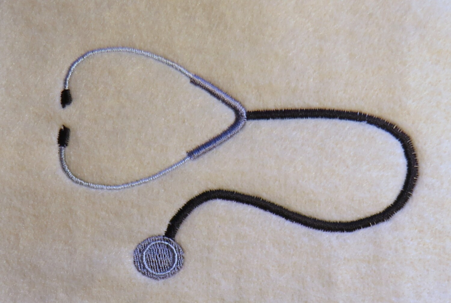 Stethoscope Embroidery Design 2 Sizes