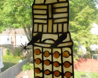 DALEK Dr Who Stained Glass Seriously Cool