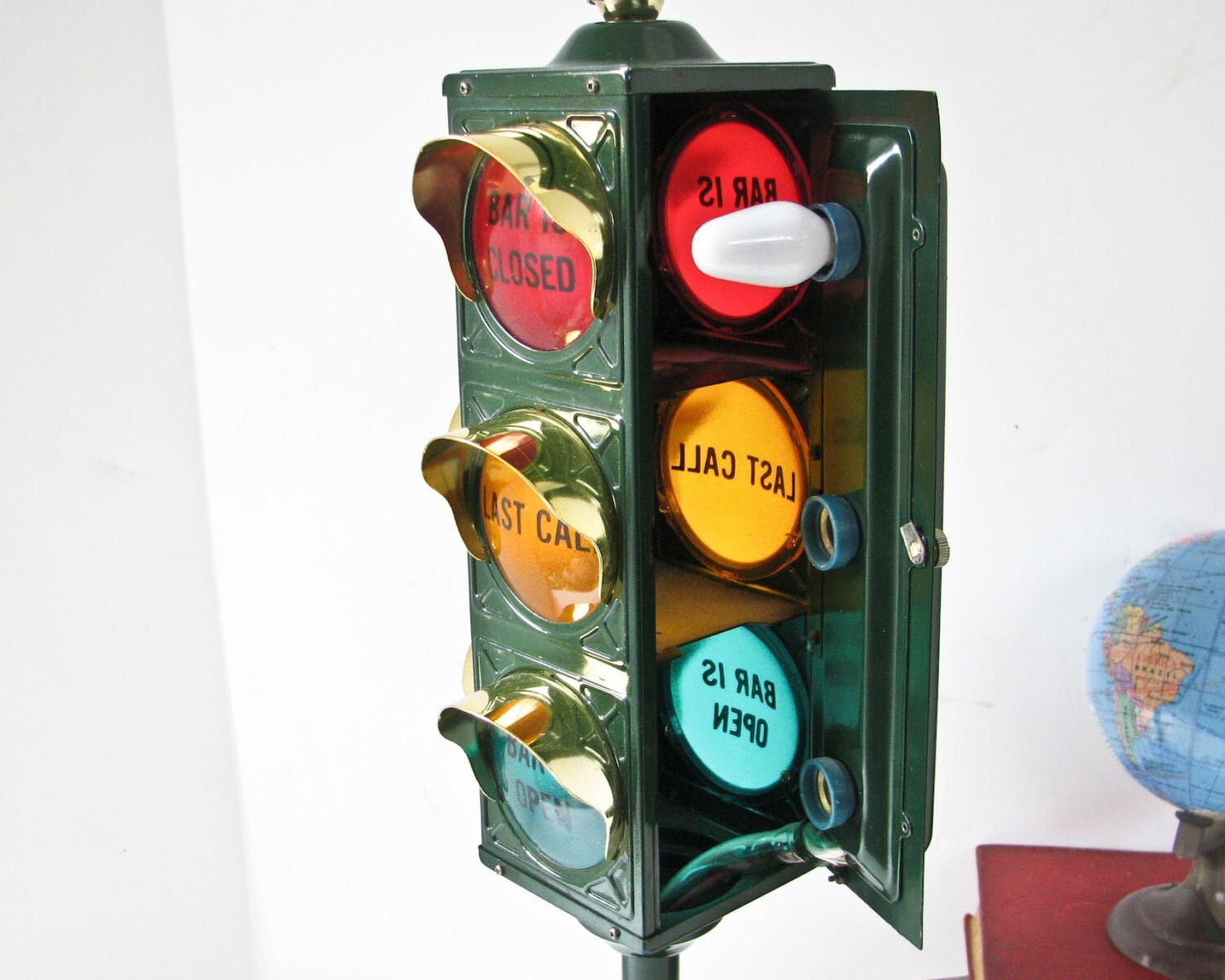 Vintage Traffic Light Bar Lamp 1960s Metal Traffic Light