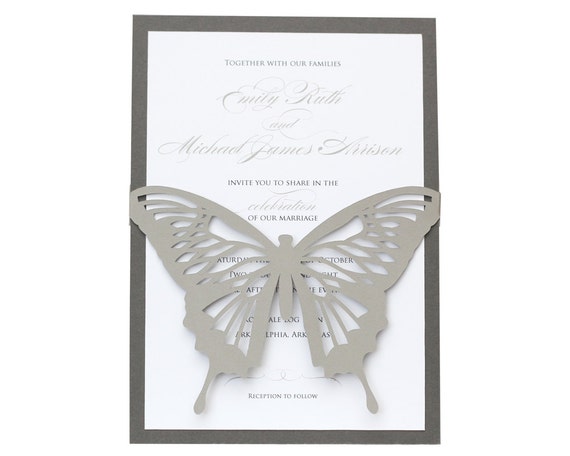 Butterfly Wedding Invitations