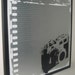 Camera Shy..Magnet Dry Erase Steel Memo Board / housewarming gift / organization / office organizer / magnets / home decor / desk / friend