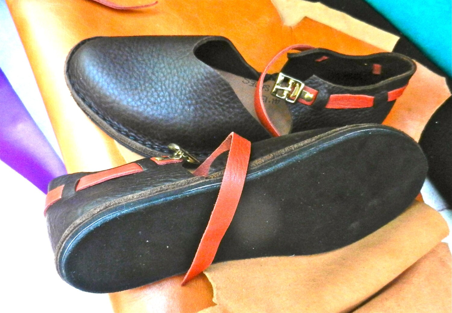 Handmade Leather Mary Jane Style dance shoes by thoseshoes