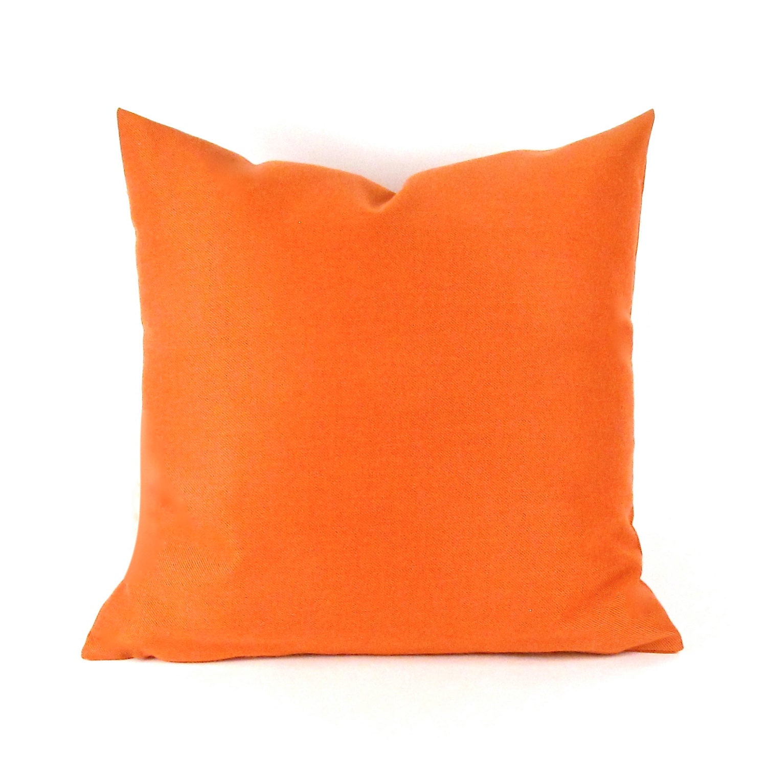 Orange SUNBRELLA Pillow Cover Melon Indoor Outdoor Pillow