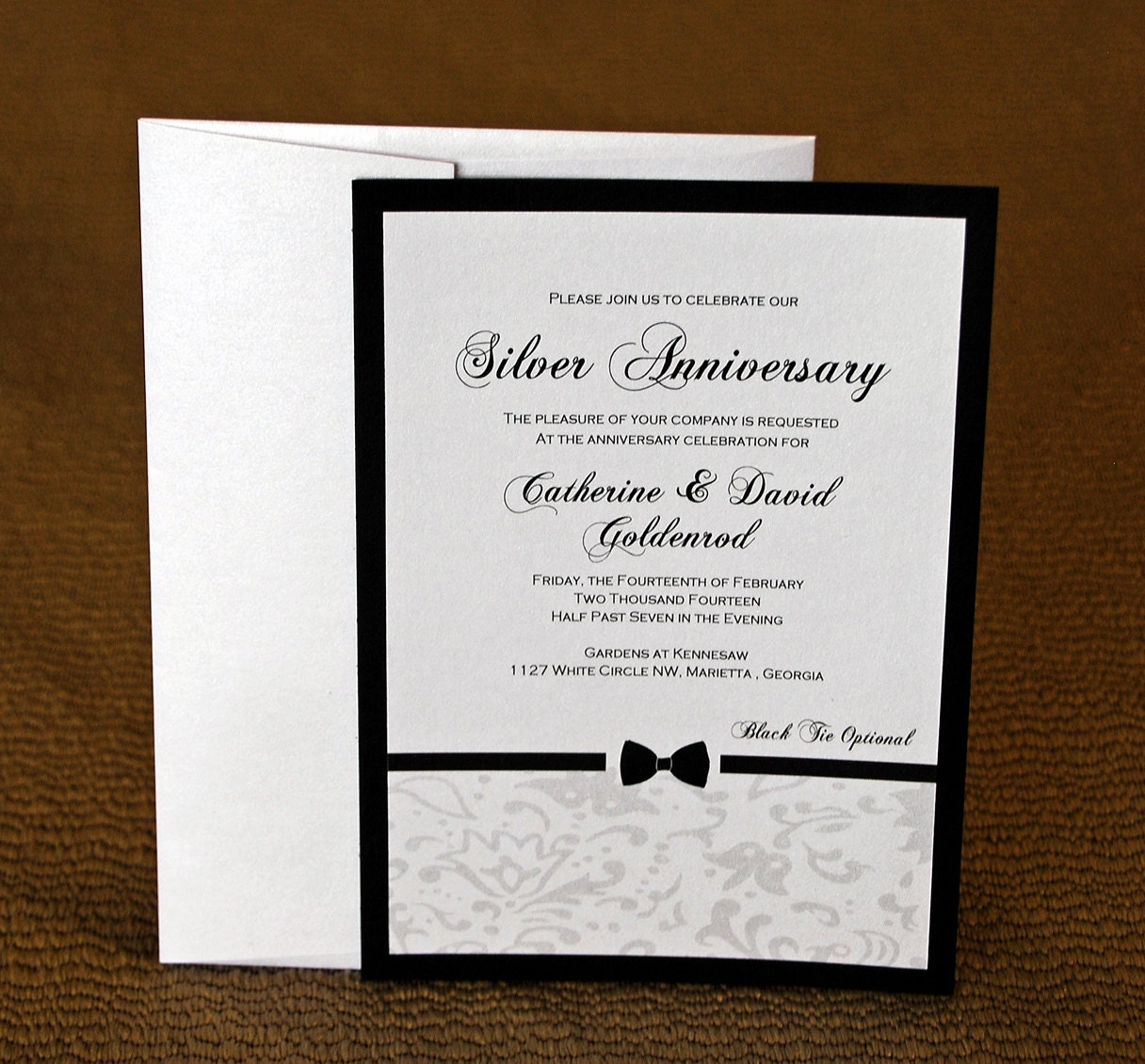 Black Tie Invitation Wording Samples 8