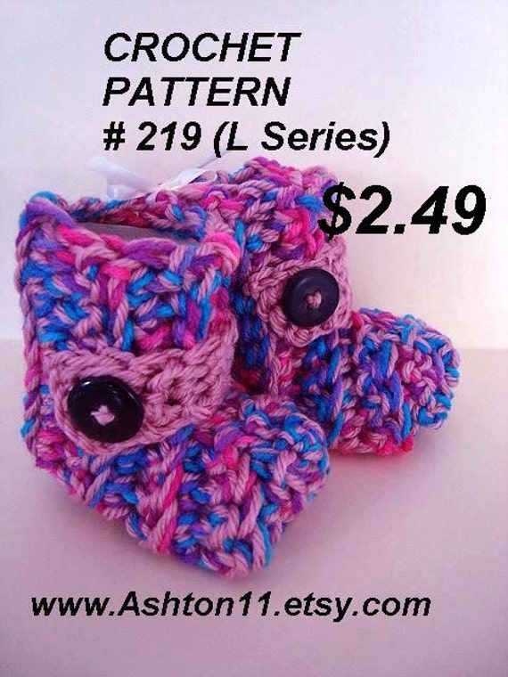 crochet pattern booties newborn baby easy Pattern, to Booties years 2 Crochet Easy Baby Newborn level, beginner