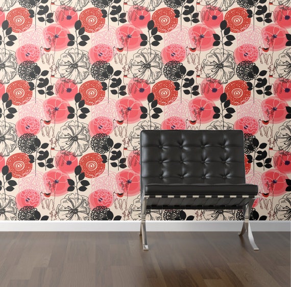 Oriental Outdoor Removable Wallpaper 8.5 Feet