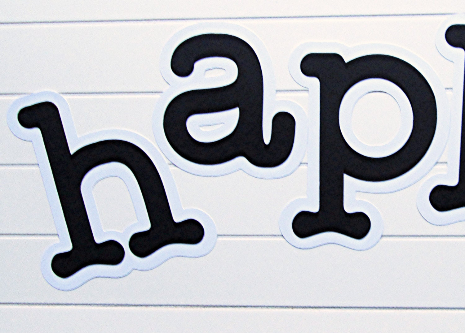 happy birthday letters black with white 4